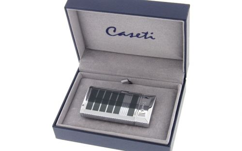 Zigarrenfeuerzeug Caseti Tours - antrazit / chrom