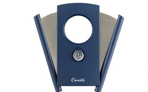 Zigarrenabschneider Caseti - blau matt (Ring 60)