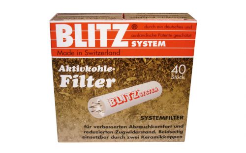 BLITZ system Pfeifenfilter 4x10 Stücke