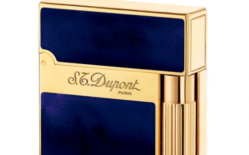Zigarrenfeuerzeug - S.T. Dupont L2 Atelier (dunkelblau/gold)