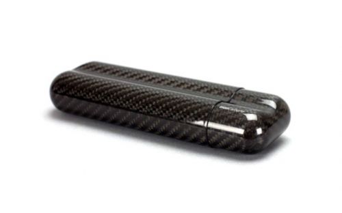 Zigarrenetui 2er - Carbon (14,5cm)