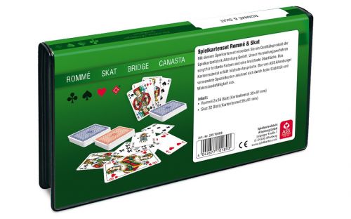 Spielkartenkassette - Romme/Skat