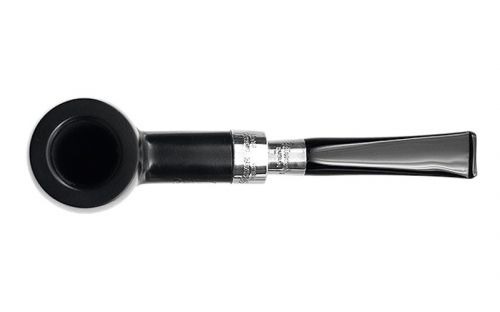 Peterson Pfeife Spigot Silver 106 Black F-lip, 9mm Filter