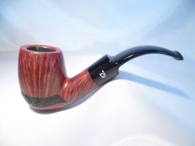 Bjarne Pfeife Red Black Rustic Bent 