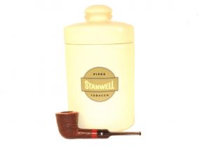 Stanwell Pfeife Classic Red Sand + Tobacco Jar