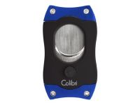 Zigarrenabschneider Colibri S-Cut Schwarz/Blau